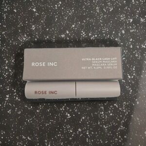 Rose Inc Ultra-Black Lash Lift Serum Mascara Brand New 4.6ml / .15 Oz